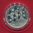 San Marino 5 Euro Silber 2005 Olympische Winterspiele Turin 2006 proof in capsule with certificate, orig. packaging
