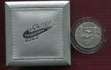 China Volksrepublik, PRC 10 Yuan Silber China 10 Yuan 2001 Beijing International Coin Exposition Stadtansicht matte with box no coa