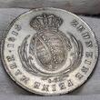 Sachsen, Albertinische Linie Konventionstaler 1813 SGH Friedrich August III. var. Römische I und 3 geändert Rand Napoleonrand see picture