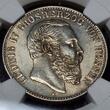 Germany Deutschland Hessen Darmstadt 2 Mark 1888 A Kursmünze Ludwig IV. Sehr Selten Ein Jahres Typ, One year Type NGC AU 58
