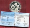 Weissrussland Belarus 20 Rubel Silber 1999 Papstbesuch Papal Visit Three churches of Pinsk, Grodno and Minsk Proof w coa