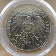 Braunschweig 5 Mark Silbermünze 1915 Variante ohne Lüneburg Regierungsantritt Ernst August Video Fleckig Spotty USA PR 64 PCGS holder Spotty