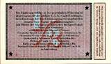 Wertbestaendiges Notgeld Ein halber Dollar November 1923 Biebrich am Rhein Industriegemeinschaft USA unc