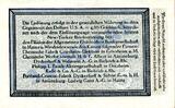Wertbestaendiges Notgeld Drei Dollars November 1923 Biebrich am Rhein Industriegemeinschaft USA unc