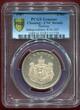Norwegen Norway 2 Kronen Silber 1907 Unabhängigkeit, Independence PCGS Genuine Unc Det