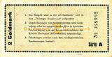Wertberstaendiges Notgeld Zwei Goldmark 01.11.1923 Kreis Herrschaft Schmalkalden Serie A used