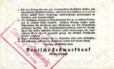 Gutschein Vier Festmark Ein Dollar Oktober 1923 Deutsche Festmarkbank Aktiengesellschaft Bremen used