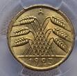 Germany, Weimarer Republik 50 Rentenpfennig 1923-A Erstes Jahr Frirst Year after Inflation finest known to PCGS Top Pop PCGS MS66