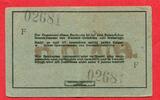 Deutsch Ostafriks DOA German East Africa 5 Rupien Rupees 1915 1.11. Daressalam Tabora 5 St. Seriennummer DOAB SER F Ohne Monogrammstempel Used see picture