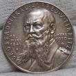 Weimarer Republik Karl Goetz Medaille Silbermedaille 1930 Grossadmiral von Tirpitz 1849 - 1930 Dem Schöpfer Deutscher Seegeltung unc matte