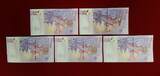 Verschiedene Länder 5 x 0 Euro Scheine - Banknoten 2016/ 2018 Tourist Banknotes Fünf Stück Konvolut - Euro Souvenir - Städtemotive Unc