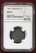 ENGLAND 1/2C 1689 William and Mary Cleaned, only details grades certified for this Type NGC VF Details