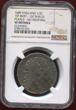 ENGLAND 1/2C 1689 William and Mary Cleaned, only details grades certified for this Type NGC VF Details