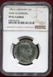 Sachsen Altenburg 2 Mark Silbermünze Kursmünze 1901 Ernst Kursmünze NGC PF 61 cameo
