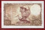 Spanien Spain  Spanien 100 Pesetas 1965 I unc