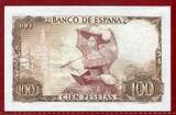 Spanien Spain  Spanien 100 Pesetas 1965 I
