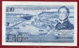 Guernsey Banknote 10 Pfund Pounds 1975 - 80 Battle of Queenston Major General Sir Isaac Brock KB unc.