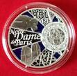 Frankreich France 10 Euro Farbmünze 2013 UNESCO - Notre Dame de Paris Kathedrale Proof, carton slightly used