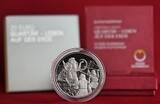 Österreich, Austria 20 Euro Silber 2015 Quartär - Leben auf der Erde Proof in Kapsel mit Zertifikat und Etui OVP