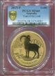 Australien 100 Dollars Gold 2015 Jahr der Ziege Lunar Series II PCGS MS 68
