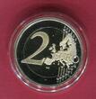 Monaco 2 Euro Gedenkmünze Commemorative Coin 2015 800 Jahre Bau des Schlosses Gründung der Burg 1215 Fondation de la Forteresse Proof with box, coa & carton