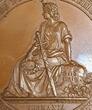 Königreich Preußen Medaille Bronzemedaille Preußen 1844 Gewerbeausstellung Berlin, Eisenbahnmotiv Adler überdurchschnittli Unc spots