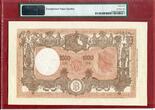 Italien Italy 1000 Lire 1943 Rare in This Quality Banca d`Italia PMG 65 Gem Unc EPQ