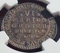 GERMANY Braunschweig Wolfenbüttel 6 Mariengroschen 1781 CES Karl Wilhelm Ferdinand 1780-1806 Wilder Mann, Wild Man Great toner ! NGC AU 53