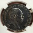 Germany Sachsen Kaiserreich Saxony 5 Mark 1914 E Friedrich August III. Amazing Dark Toning ! NGC UNC Details cleaned