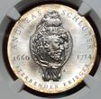 E.GERMANY DDR S20M 20 Mark Silber 1990 A Andreas Schlüter 1660 -1714 Sterbender Krieger Zeughaus Berlin NGC MS 67