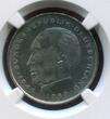 Bundesrepublik Deutschland BRD Germany 2 DM Mark 1969G 2 DM 1969 G, Adenauer Fehlprägung, Dünner Schrötling 3,8 g, Mint Error NGC MS 64