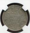 British India Indien RUPEE Rupie 1890 B Queen Victoria NGC UNC Details