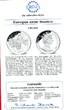 Gibraltar 14 + 21 Ecu Silbermünzen 1995 Die offiziellen ECUs Proof with capsules, coa