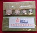 Anguilla 1/2, 1 2 und 4 Dollars 1967 May 30 July 11 2. Jahrestag Unabhängigkeit Independence Rare with Folder and COA Proof with original Folder and COA