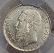 Belgium Belgien 1 Franc 1867 Leopold II. PCGS MS62