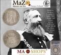 Belgium Belgien 1 Franc 1867 Leopold II. PCGS MS62