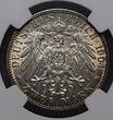 GERMANY Empire Bremen Kaiserreich 2 Mark 1904 J Hansestadt Bremen leichte Tönung nice easy toning NGC MS 63