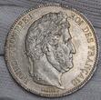 Frankreich 5 Francs 1842 W Lille Louis Philippe I. 1830 - 1848 Der Bürgerkönig USA XF/AU grey toning