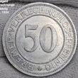 Bremen Notgeld Emergency Token 50 Verrechnungs Pfennig Notgeld o.J. 1924 Stadtwappen USA AU