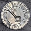 Bremen Notgeld Emergency Token 20 Verrechnungs Pfennig Notgeld o.J. 1924 Stadtwappen USA AU am scr. Spot rev.