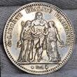 Frankreich, France 5 Franc Silber 1877 A Herkulesgruppe Unc Details cleaned hairlines