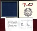 Palau 1 Dollar Cu/Ni versilbert 2013 Knights Templar antique silverplated