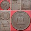 Deutschland Berlin Große Porzellanmedaille 1936 Olympische Spiele in Berlin Reichssportfeld Olympigelände Vogelperspektive As made