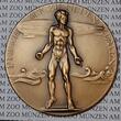 Deutschland Weimarer Republik Bronzemedaille Amerikaflug LZ 126 1924 Hugo Eckener Reparationsluftschiff USS Los Angeles mintstate matte