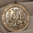Süchteln Viersen NRW Silbermedaille mit Öse 1902 Gesangsverein Concordia 1877 - 1902 USA AU