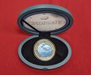 Cook Islands 50 Dollar Silbermünze 2013 Zeppelin - Rigid Airship - Mother of Pearl Inlay - 5 oz Silber Proof with box & coa