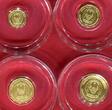 Ruanda 10, 25, 50 & 100 FRW Francs 2021 Metric Fractional Edition - Giant Panda Goldmünzen BU with box, coa & carton