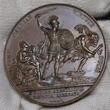 Frankreich France Bronzemedaille 1823 ND Französische Invasion in Spanien Stempel von Gayrard Unc