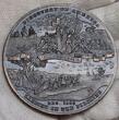USA Bronzed White Metal Medaille 1892 - 1893 400 Jahre Entdeckung Amerikas World’s Columbian Exposition Chicago Bronzed AU/Unc
