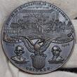 USA Bronzed White Metal Medaille 1892 - 1893 400 Jahre Entdeckung Amerikas World’s Columbian Exposition Chicago Bronzed AU/Unc